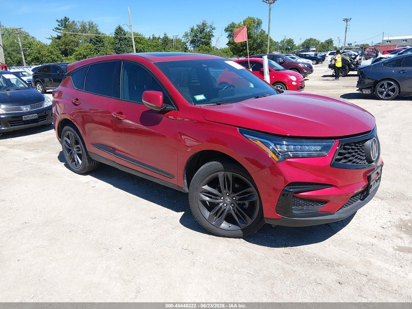 2021 Acura Rdx VIN 5J8TC2H63ML024145 IAAI salvage auction — LEFT SIDE, Salvage (Illinois), sold $14,500 on 2026-07-28 (photo 1)