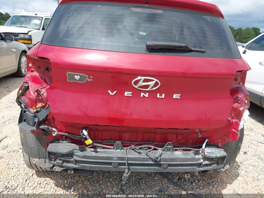 2021 Hyundai Venue VIN KMHRC8A39MU071388 IAAI salvage auction — REAR END, Salvage (North Carolina), sold $3,500 on 2026-07-10 (photo 6)