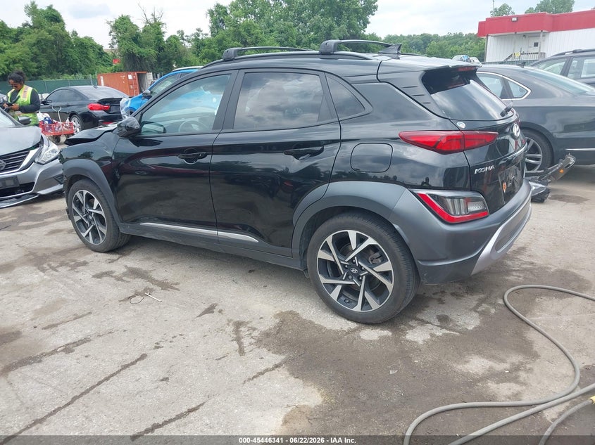 2023 Hyundai Kona VIN KM8K5CA34PU953474 IAAI salvage auction — FRONT END, Salvage - Greater Than 75% (Maryland), sold $4,200 on 2026-07-16 (photo 3)