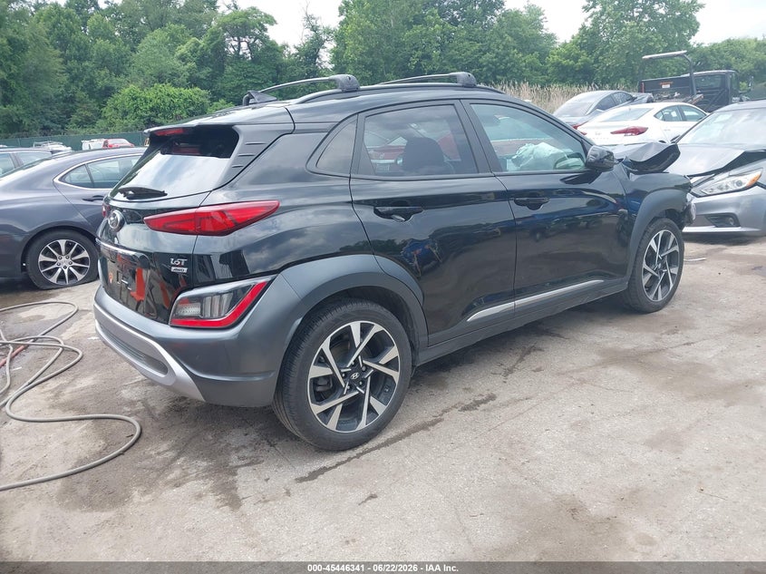2023 Hyundai Kona VIN KM8K5CA34PU953474 IAAI salvage auction — FRONT END, Salvage - Greater Than 75% (Maryland), sold $4,200 on 2026-07-16 (photo 4)