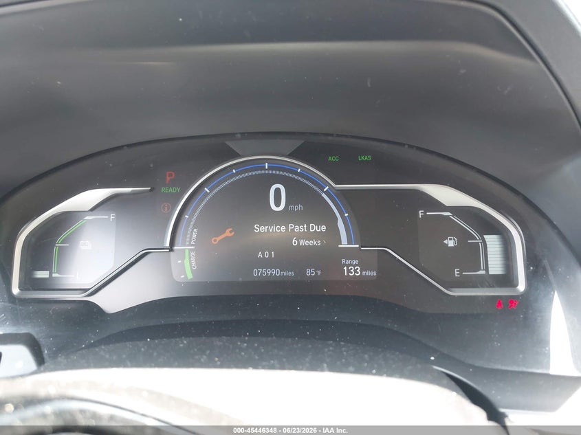 2018 Honda Clarity VIN JHMZC5F11JC023801 IAAI salvage auction — FRONT END, Salvage Title, sold $3,350 on 2026-07-22 (photo 7)
