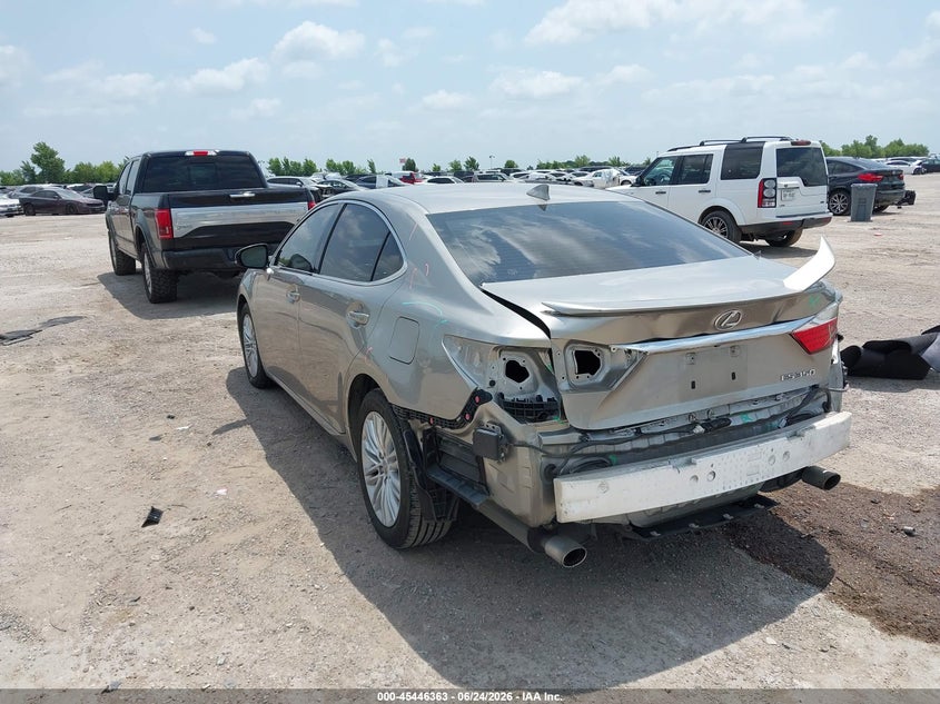 2015 Lexus ES VIN JTHBK1GG3F2202905 IAAI salvage auction — REAR END, Salvage (Texas), sold $7,150 on 2026-07-15 (photo 3)