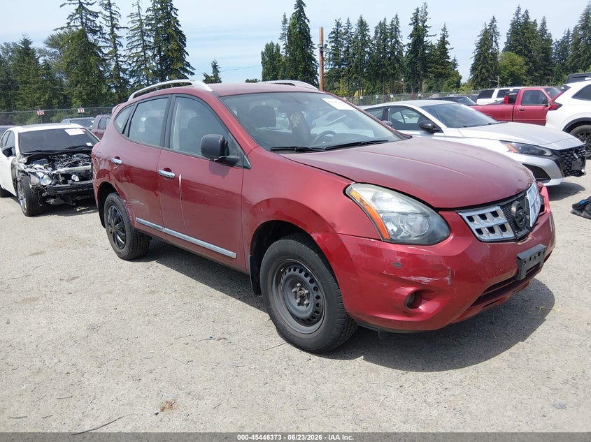 2014 Nissan Rogue VIN JN8AS5MVXEW710629 IAAI salvage auction — NORMAL WEAR, Clear (Washington), sold $375 on 2026-07-15 (photo 1)