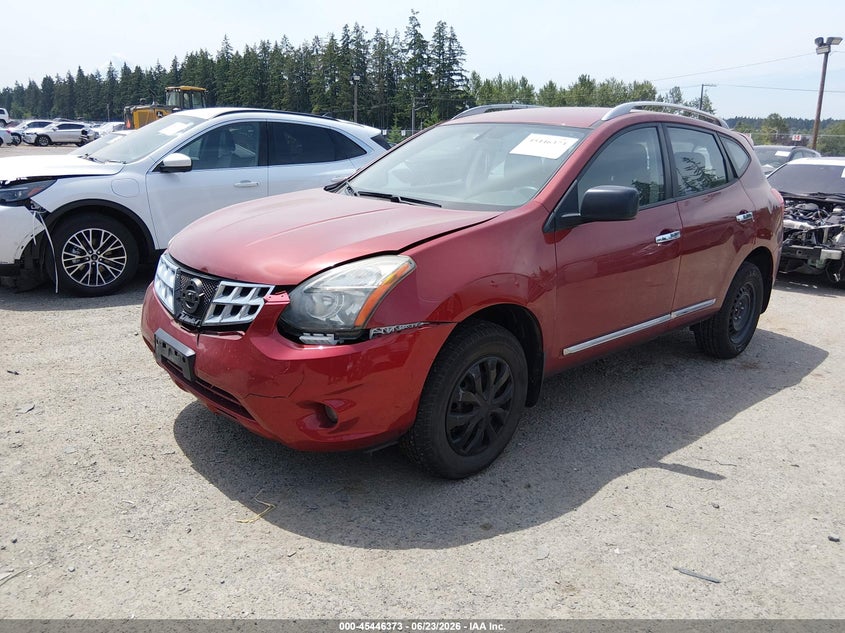 2014 Nissan Rogue VIN JN8AS5MVXEW710629 IAAI salvage auction — NORMAL WEAR, Clear (Washington), sold $375 on 2026-07-15 (photo 2)