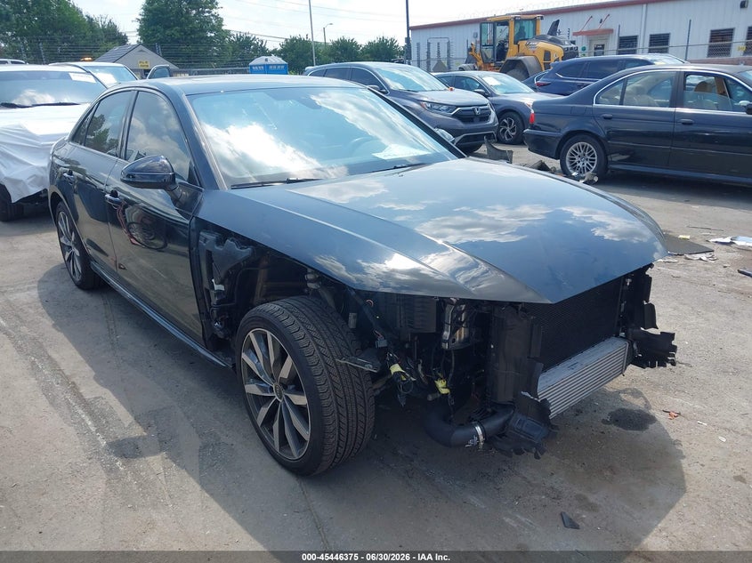 2024 Audi A4 VIN WAUBBAF48RN007620 IAAI salvage auction — FRONT END, Salvage (North Carolina), sold $11,600 on 2026-07-29 (photo 1)
