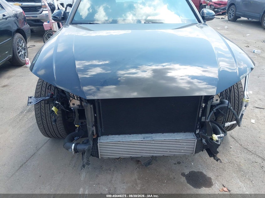 2024 Audi A4 VIN WAUBBAF48RN007620 IAAI salvage auction — FRONT END, Salvage (North Carolina), sold $11,600 on 2026-07-29 (photo 6)