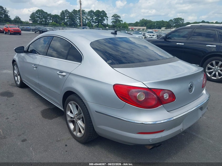 2009 Volkswagen Passat cc VIN WVWHL73C19E547786 IAAI salvage auction — REPOSSESSION, Clear (Florida), sold $325 on 2026-07-22 (photo 3)
