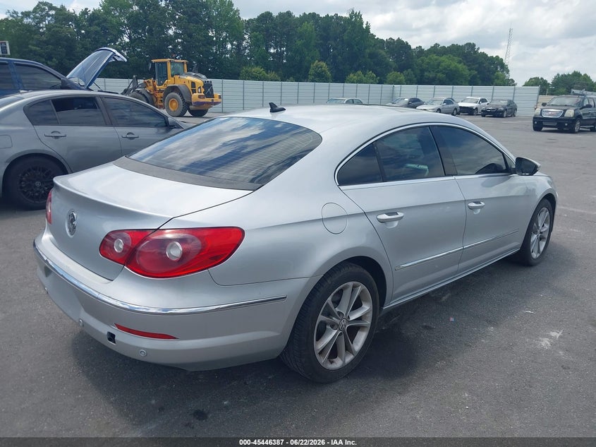 2009 Volkswagen Passat cc VIN WVWHL73C19E547786 IAAI salvage auction — REPOSSESSION, Clear (Florida), sold $325 on 2026-07-22 (photo 4)