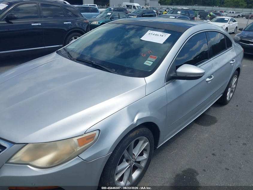 2009 Volkswagen Passat cc VIN WVWHL73C19E547786 IAAI salvage auction — REPOSSESSION, Clear (Florida), sold $325 on 2026-07-22 (photo 6)