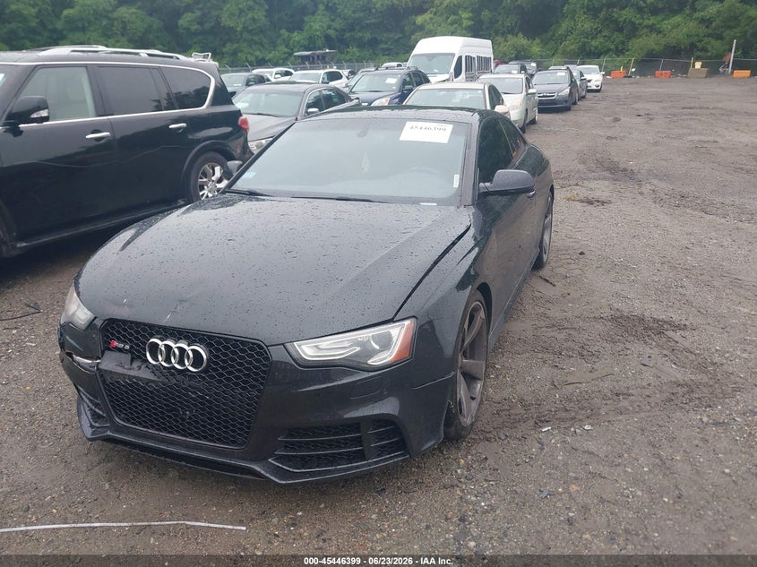 2014 Audi Rs5 VIN WUAC6AFR8EA901225 IAAI salvage auction — RIGHT FRONT, Salvage Title, sold $7,050 on 2026-08-11 (photo 2)