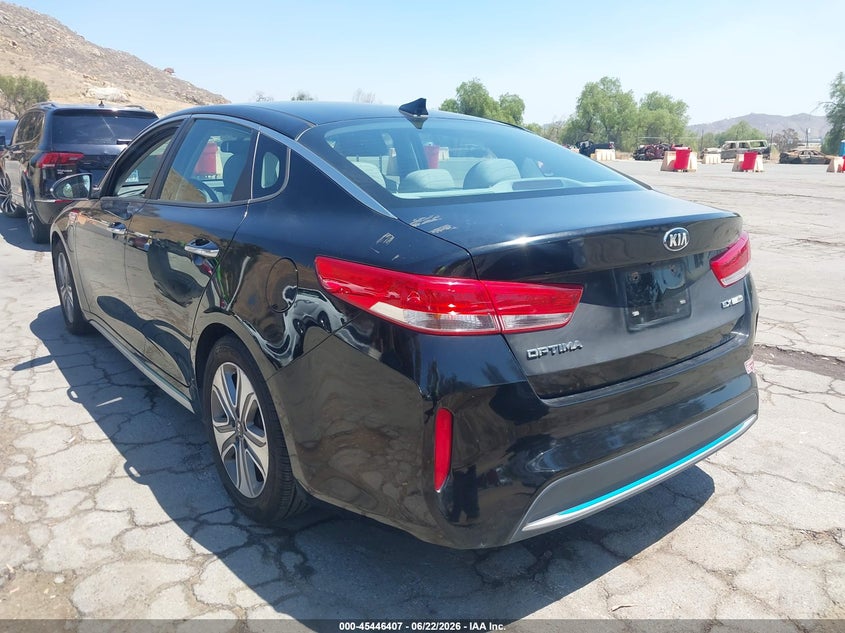 2017 Kia Optima hybrid VIN KNAGV4LD1H5012966 IAAI salvage auction — NORMAL WEAR, Clear - Dealer Only (California), sold $1,250 on 2026-07-14 (photo 3)
