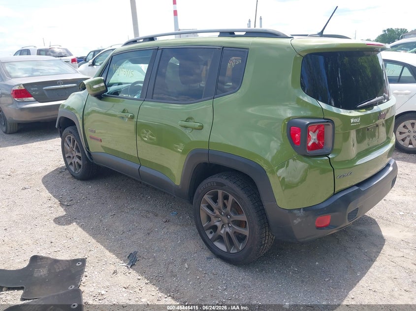 2016 Jeep Renegade VIN ZACCJBBT2GPD14492 IAAI salvage auction — FRONT END, Salvage (Indiana), sold $300 on 2026-08-05 (photo 3)