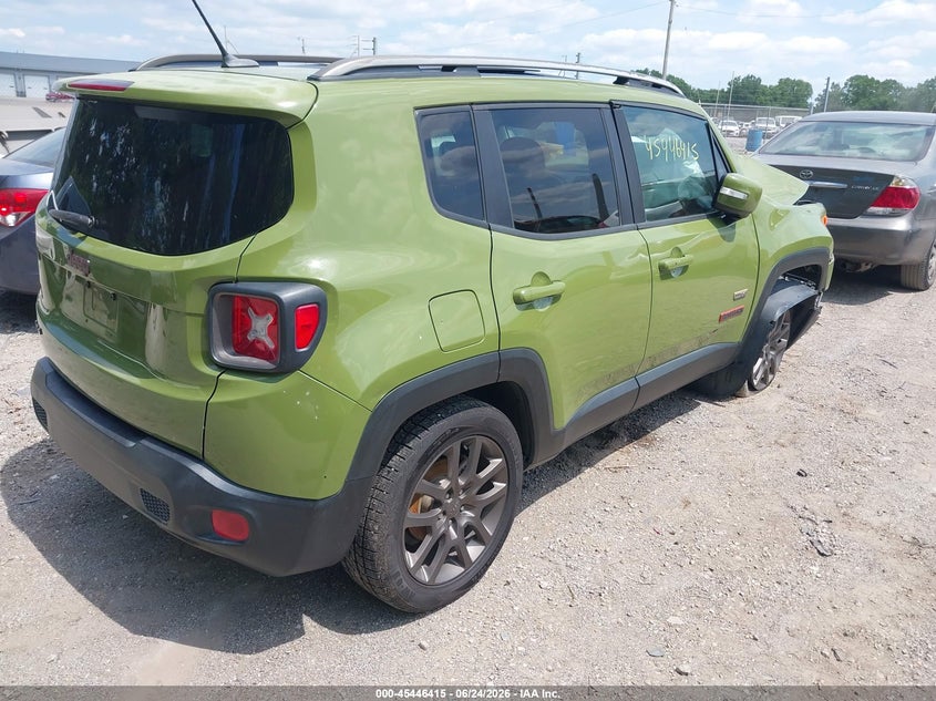 2016 Jeep Renegade VIN ZACCJBBT2GPD14492 IAAI salvage auction — FRONT END, Salvage (Indiana), sold $300 on 2026-08-05 (photo 4)
