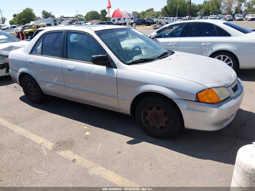 2000 Mazda Protege VIN JM1BJ2224Y0238977 IAAI salvage auction — FRONT END, Salvage (Utah), sold $275 on 2026-07-16 (photo 1)