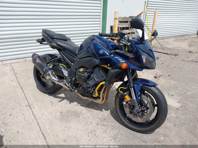 2013 Yamaha Fz1 VIN JYARN17E2DA008919 IAAI salvage auction — NORMAL WEAR, Original (Ohio), sold $2,700 on 2026-07-09 (photo 1)