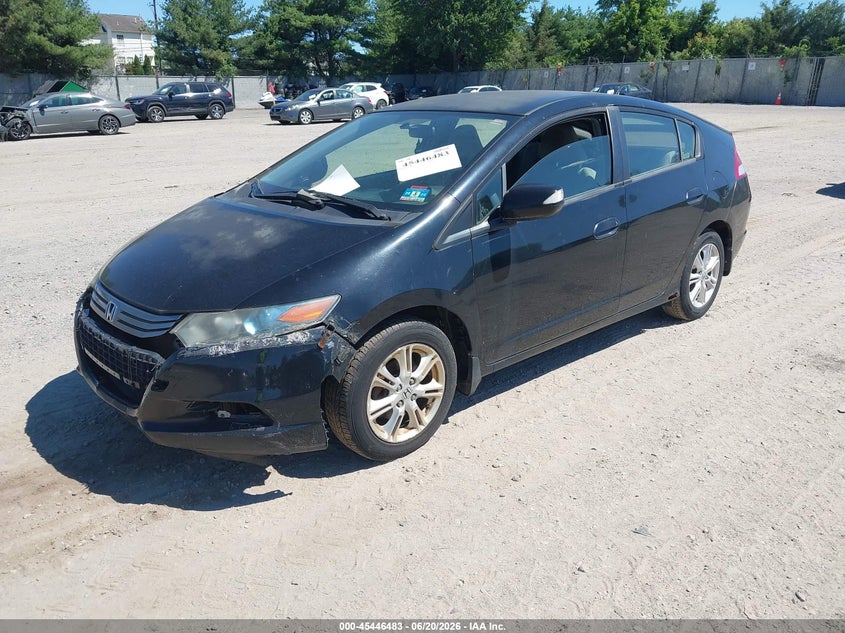 2010 Honda Insight VIN JHMZE2H74AS008712 IAAI salvage auction — NORMAL WEAR, Clear (New Jersey), sold $500 on 2026-07-28 (photo 2)