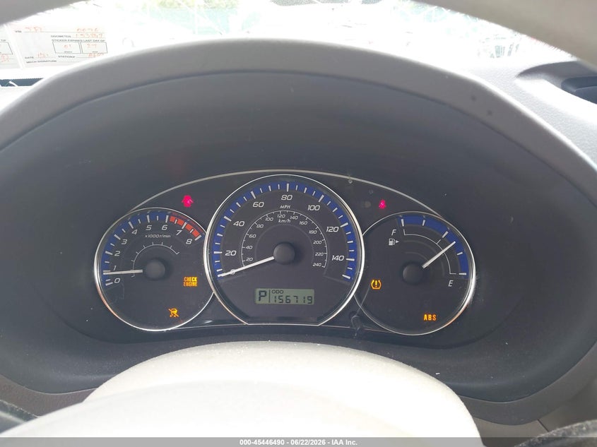 2010 Subaru Forester VIN JF2SH6CC0AH710076 IAAI salvage auction — FRONT END, Salvage (Pennsylvania), sold $400 on 2026-07-24 (photo 7)