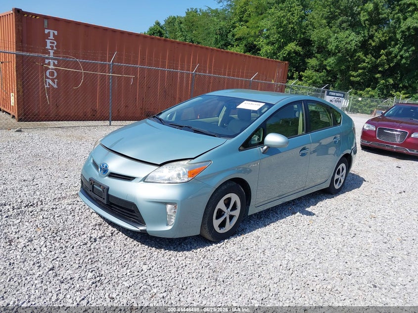 2013 Toyota Prius VIN JTDKN3DU8D5540911 IAAI salvage auction — NORMAL WEAR, Original (Kentucky), sold $1,850 on 2026-07-14 (photo 2)