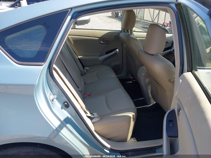 2013 Toyota Prius VIN JTDKN3DU8D5540911 IAAI salvage auction — NORMAL WEAR, Original (Kentucky), sold $1,850 on 2026-07-14 (photo 8)