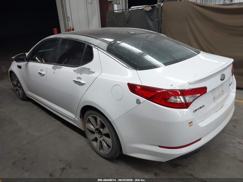 2013 Kia Optima VIN 5XXGR4A61DG241102 IAAI salvage auction — FRONT END, Salvage Title, sold $900 on 2026-07-11 (photo 3)