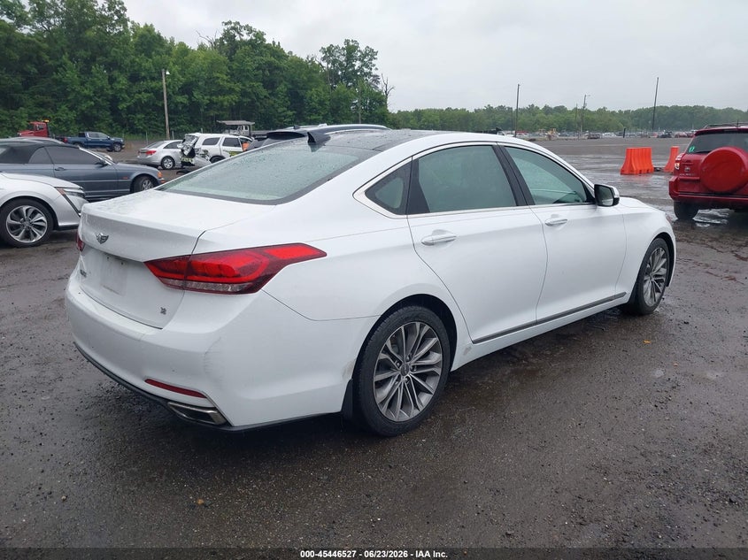 2015 Hyundai Genesis VIN KMHGN4JE7FU063756 IAAI salvage auction — REAR END, Salvage - Greater Than 75% (Maryland), sold $2,800 on 2026-07-11 (photo 4)