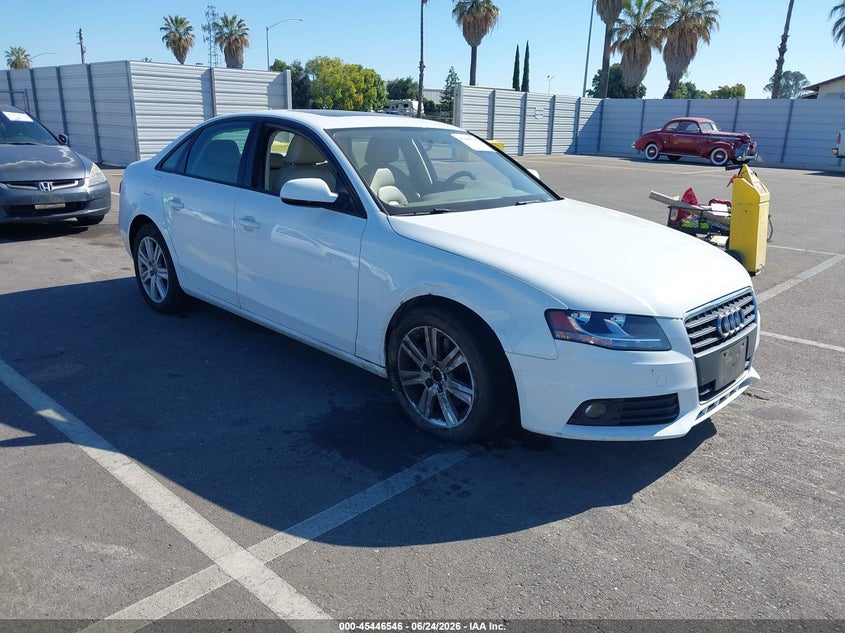 2011 Audi A4 VIN WAUAFAFLXBN047551 IAAI salvage auction — RIGHT FRONT, Salvage (California), sold $25 on 2026-07-28 (photo 1)