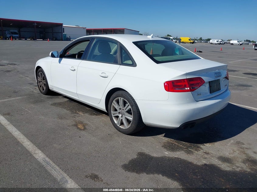 2011 Audi A4 VIN WAUAFAFLXBN047551 IAAI salvage auction — RIGHT FRONT, Salvage (California), sold $25 on 2026-07-28 (photo 3)