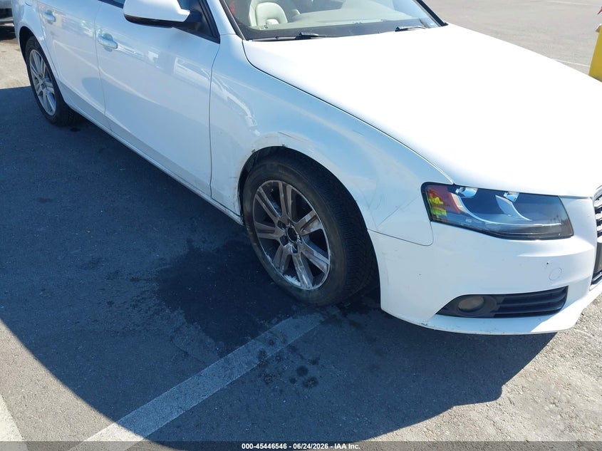 2011 Audi A4 VIN WAUAFAFLXBN047551 IAAI salvage auction — RIGHT FRONT, Salvage (California), sold $25 on 2026-07-28 (photo 6)
