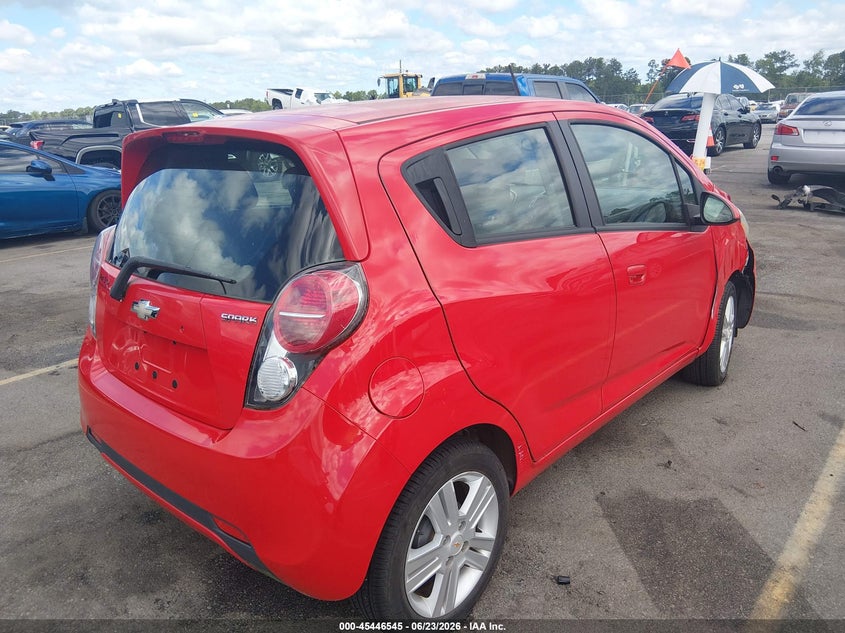 2014 Chevrolet Spark VIN KL8CB6S90EC467679 IAAI salvage auction — RIGHT FRONT, Salvage (South Carolina), sold $1,200 on 2026-07-29 (photo 4)