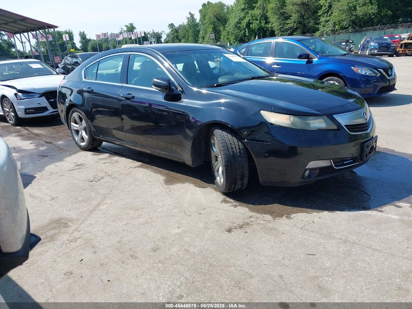 2012 Acura Tl VIN 19UUA9F5XCA000349 IAAI salvage auction — FRONT END, Salvage - Greater Than 75% (Maryland), sold $550 on 2026-07-11 (photo 1)