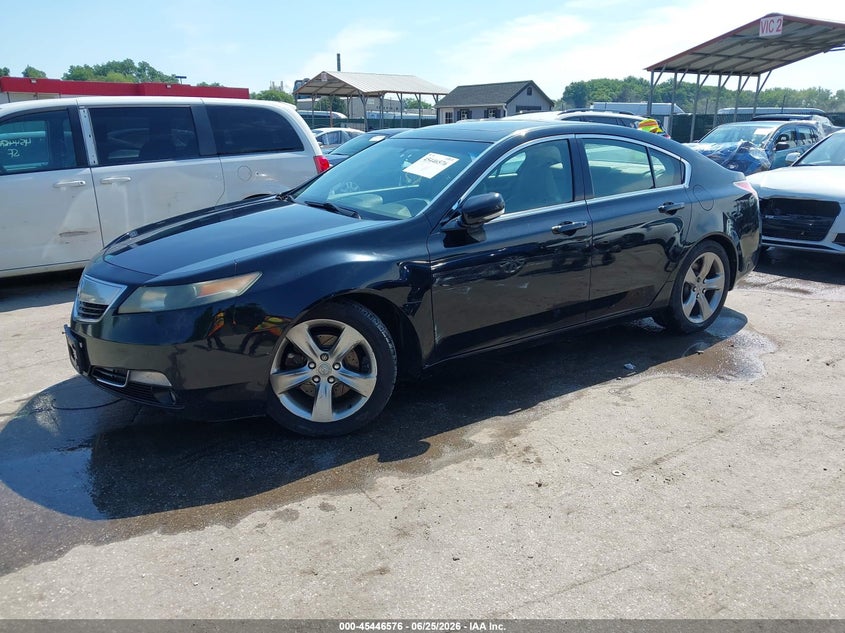 2012 Acura Tl VIN 19UUA9F5XCA000349 IAAI salvage auction — FRONT END, Salvage - Greater Than 75% (Maryland), sold $550 on 2026-07-11 (photo 2)