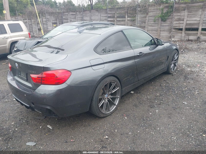 2015 BMW 4er VIN WBA3N3C59FK232064 IAAI salvage auction — UNKNOWN, Salvage (Massachusetts), sold $25 on 2026-07-24 (photo 4)