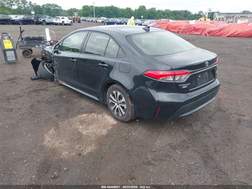2022 Toyota Corolla VIN JTDEAMDE5NJ042780 IAAI salvage auction — LEFT SIDE, Salvage Title, sold $4,550 on 2026-07-29 (photo 3)