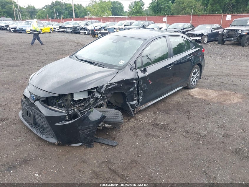 2022 Toyota Corolla VIN JTDEAMDE5NJ042780 IAAI salvage auction — LEFT SIDE, Salvage Title, sold $4,550 on 2026-07-29 (photo 6)