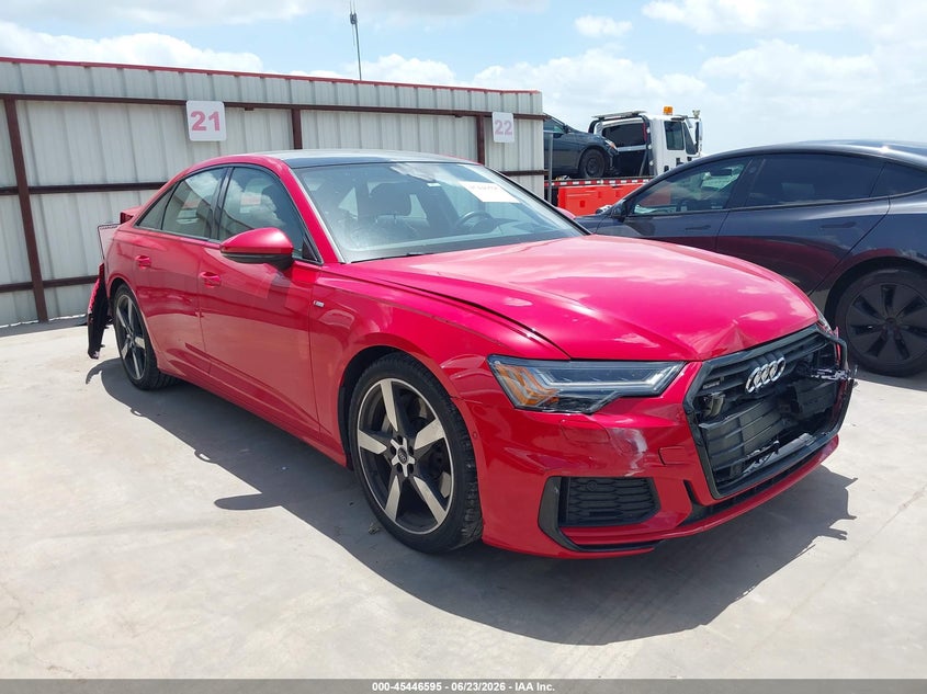 2020 Audi A6 VIN WAUM2AF20LN088420 IAAI salvage auction — FRONT & REAR, Salvage (Texas), sold $10,950 on 2026-07-14 (photo 1)