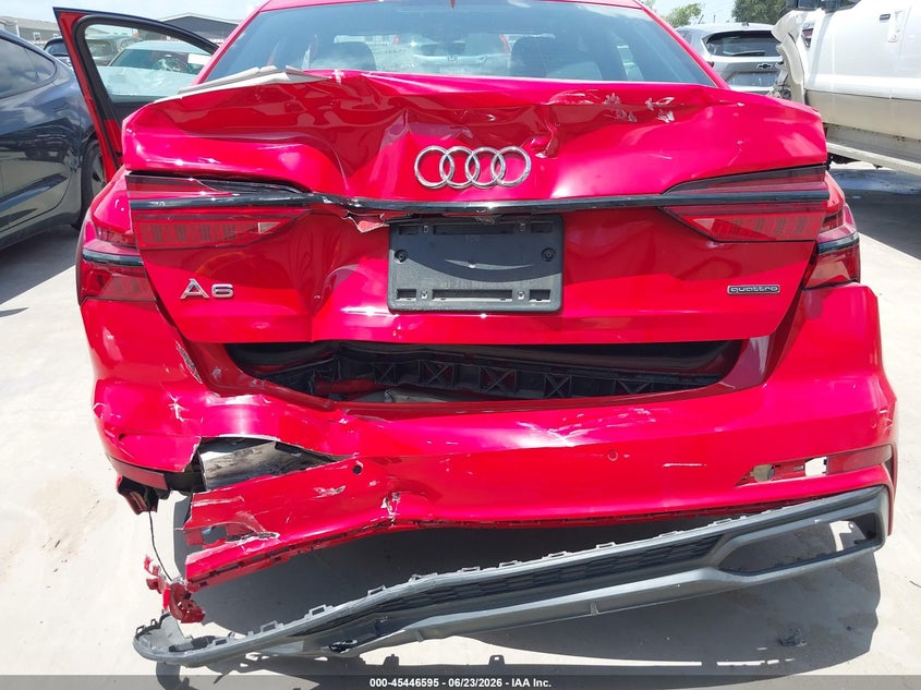 2020 Audi A6 VIN WAUM2AF20LN088420 IAAI salvage auction — FRONT & REAR, Salvage (Texas), sold $10,950 on 2026-07-14 (photo 6)
