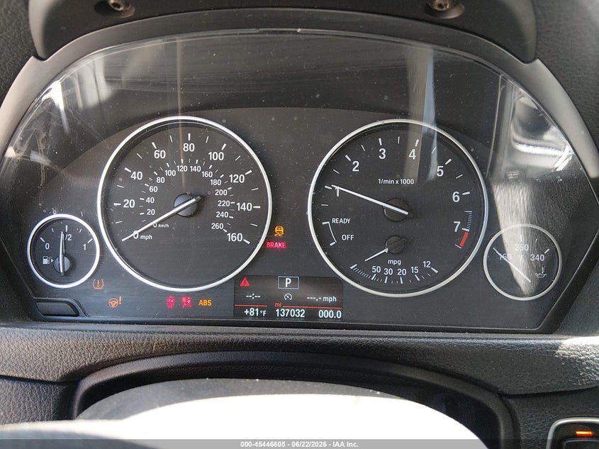 2014 BMW VIN WBA3C1C51EK107861 IAAI salvage auction — RIGHT FRONT, Salvage Title, sold $400 on 2026-07-29 (photo 7)