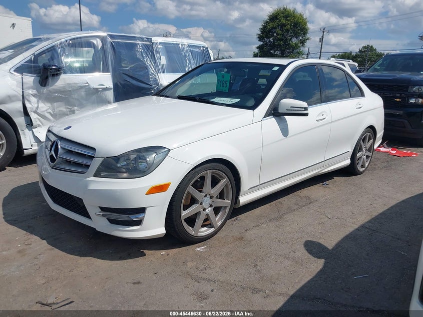2013 Mercedes-benz VIN WDDGF4HB5DR258127 IAAI salvage auction — UNKNOWN, Salvage (North Carolina), sold $1,200 on 2026-07-13 (photo 2)