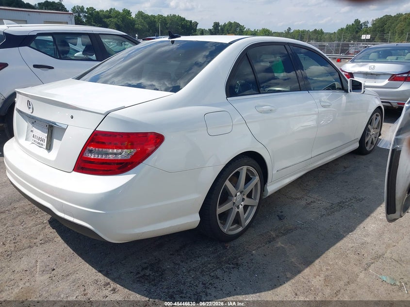 2013 Mercedes-benz VIN WDDGF4HB5DR258127 IAAI salvage auction — UNKNOWN, Salvage (North Carolina), sold $1,200 on 2026-07-13 (photo 4)