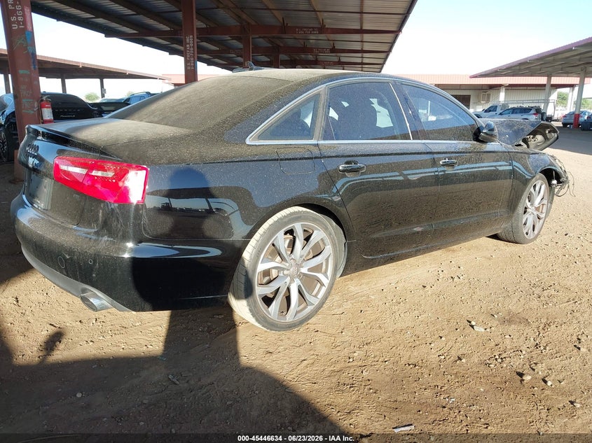 2014 Audi A6 VIN WAUDFAFC5EN136932 IAAI salvage auction — FRONT END, Salvage (Arizona), sold $325 on 2026-07-28 (photo 4)