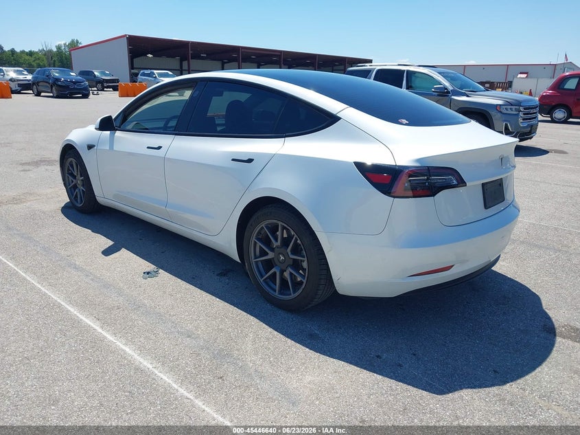 2023 Tesla Model 3 VIN 5YJ3E1EAXPF576552 IAAI salvage auction — FRONT END, Salvage (Indiana), sold $7,800 on 2026-07-19 (photo 3)
