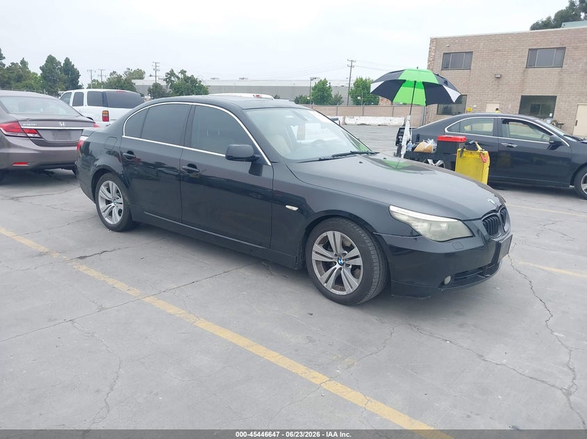 2010 BMW 5er VIN WBANU5C54AC129290 IAAI salvage auction — FRONT END, Salvage (California), sold $800 on 2026-07-13 (photo 1)