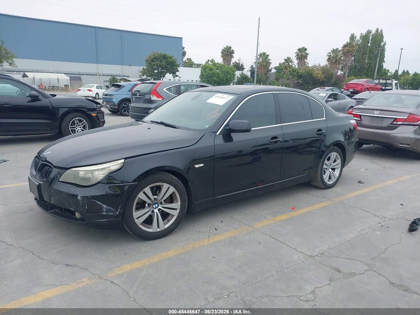 2010 BMW 5er VIN WBANU5C54AC129290 IAAI salvage auction — FRONT END, Salvage (California), sold $800 on 2026-07-13 (photo 2)
