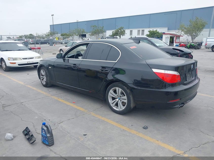 2010 BMW 5er VIN WBANU5C54AC129290 IAAI salvage auction — FRONT END, Salvage (California), sold $800 on 2026-07-13 (photo 3)