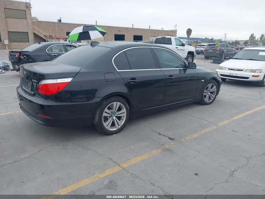 2010 BMW 5er VIN WBANU5C54AC129290 IAAI salvage auction — FRONT END, Salvage (California), sold $800 on 2026-07-13 (photo 4)