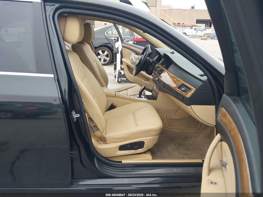2010 BMW 5er VIN WBANU5C54AC129290 IAAI salvage auction — FRONT END, Salvage (California), sold $800 on 2026-07-13 (photo 5)