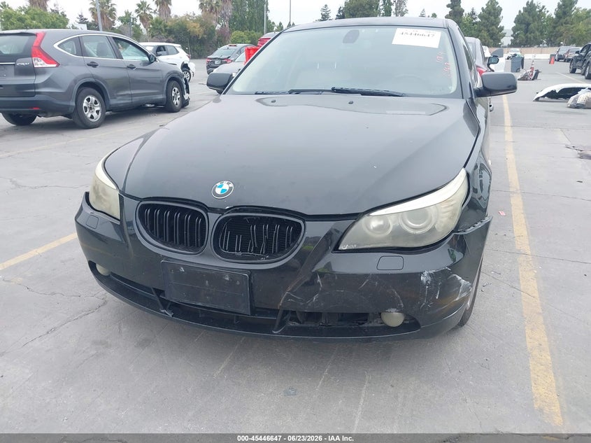 2010 BMW 5er VIN WBANU5C54AC129290 IAAI salvage auction — FRONT END, Salvage (California), sold $800 on 2026-07-13 (photo 6)