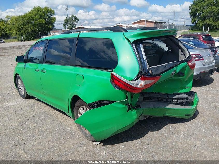 2015 Toyota Sienna VIN 5TDYK3DC6FS656521 IAAI salvage auction — REAR END, Salvage (Tennessee), sold $2,750 on 2026-07-23 (photo 6)