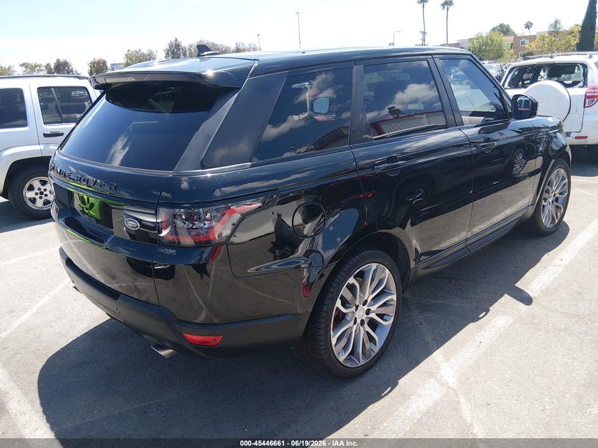 2015 Land rover Range rover sport VIN SALWR2TF3FA534097 IAAI salvage auction — REPOSSESSION, Clear - Dealer Only (California), sold $4,150 on 2026-07-09 (photo 4)