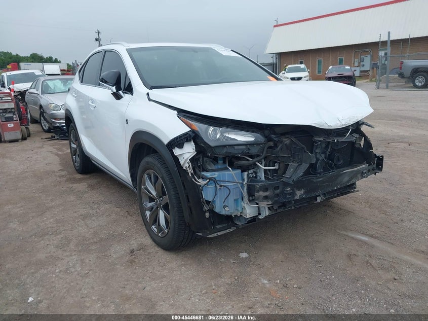 2016 Lexus Nx VIN JTJBARBZ8G2075661 — IAAI salvage auction photo